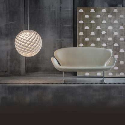Patera Pendant Lamp | Matt White PVC