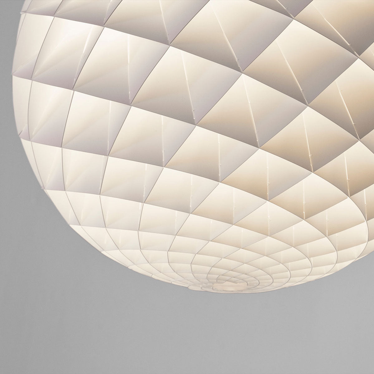 Patera Pendant Lamp | Matt White PVC