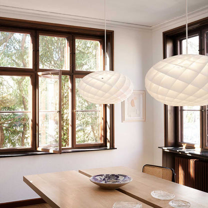 Patera Pendant Lamp | Matt White PVC