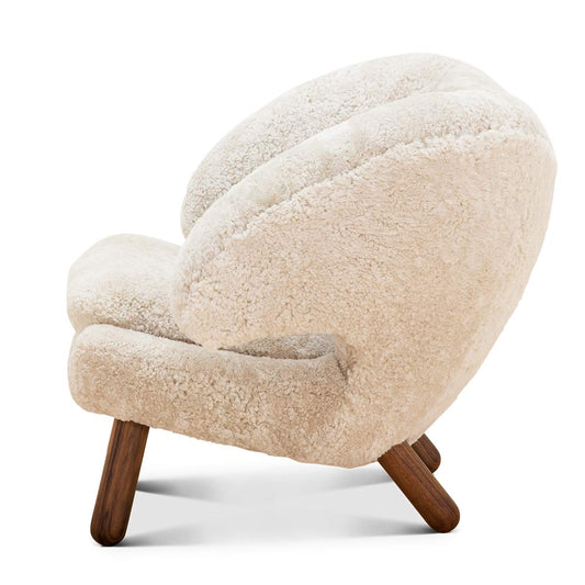 Pelican Lounge Chair | Sheepskin Off White