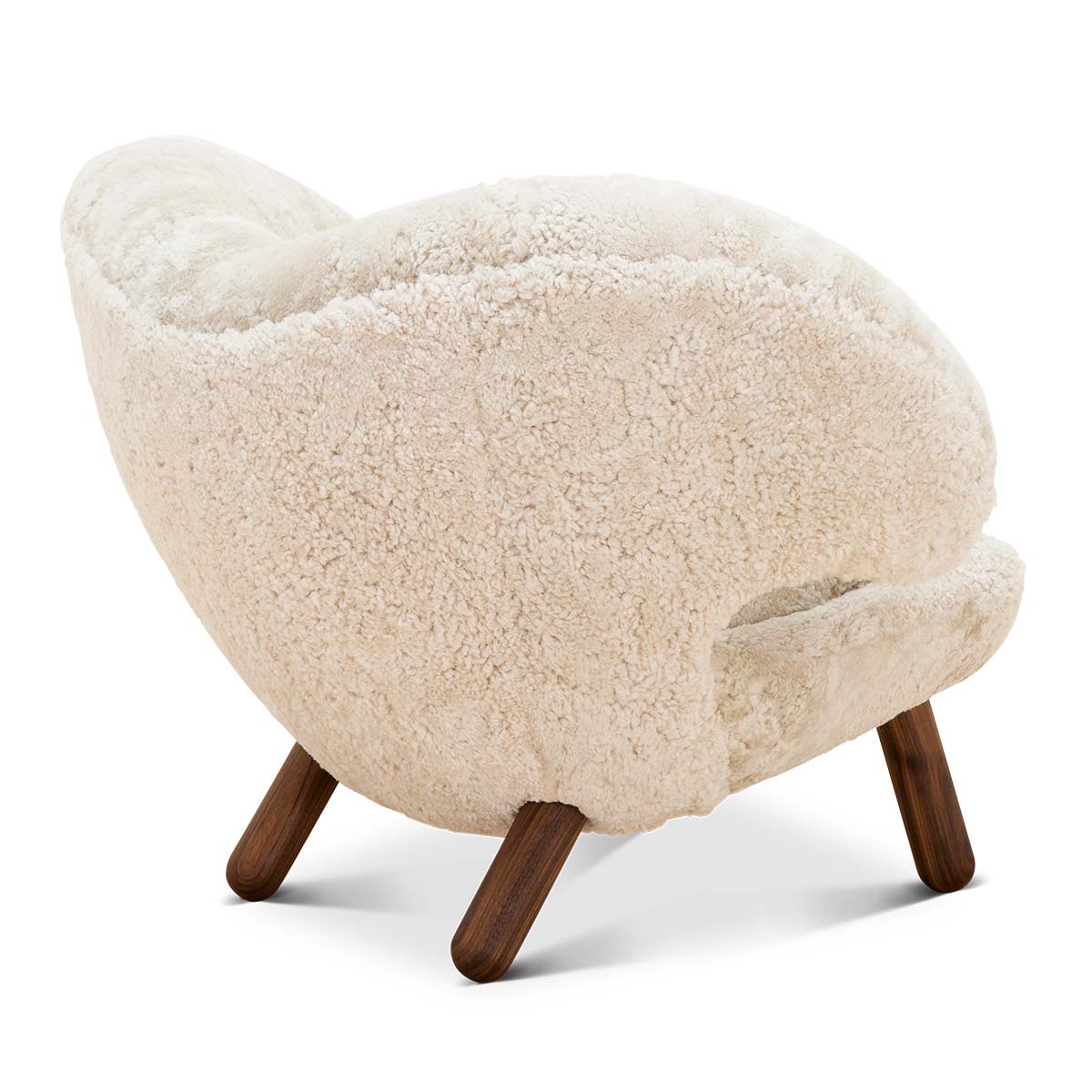 Pelican Lounge Chair | Sheepskin Off White