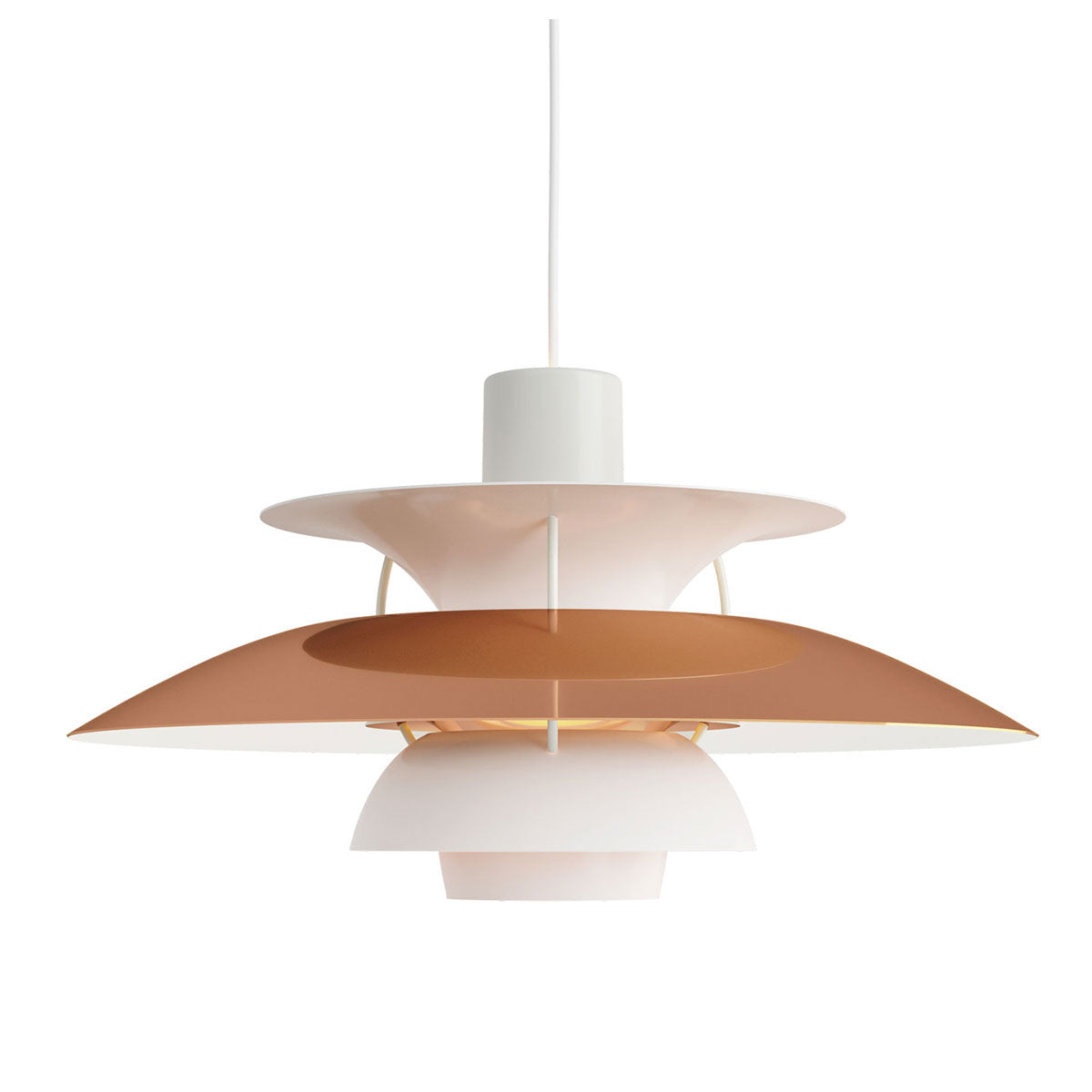 PH 5 Pendant Lamp | Copper and White