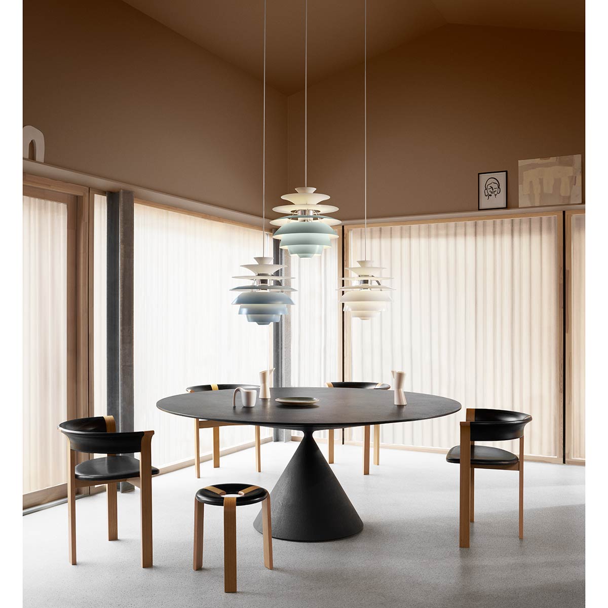 PH Snowball Pendant Lamp | Dusty Blue
