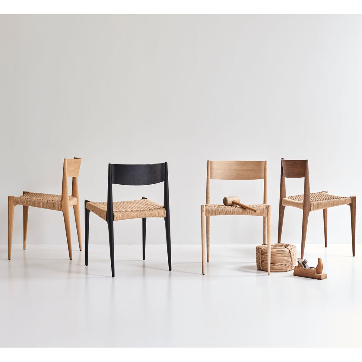 Pia Dining Chair | Natural Papercord Seat