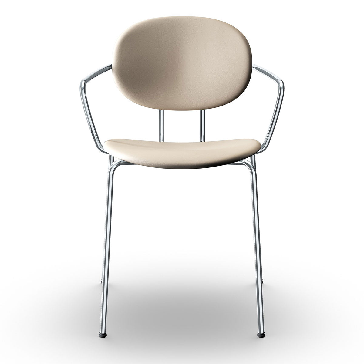 Piet Hein Chair Full Upholstery | Ultra Leather 41584 Earth
