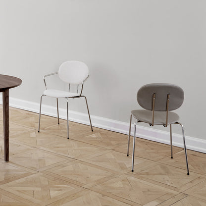 Piet Hein Chair Full Upholstery | Ultra Leather 41585 Grey