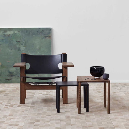 The Spanish Chair | Black Leather
