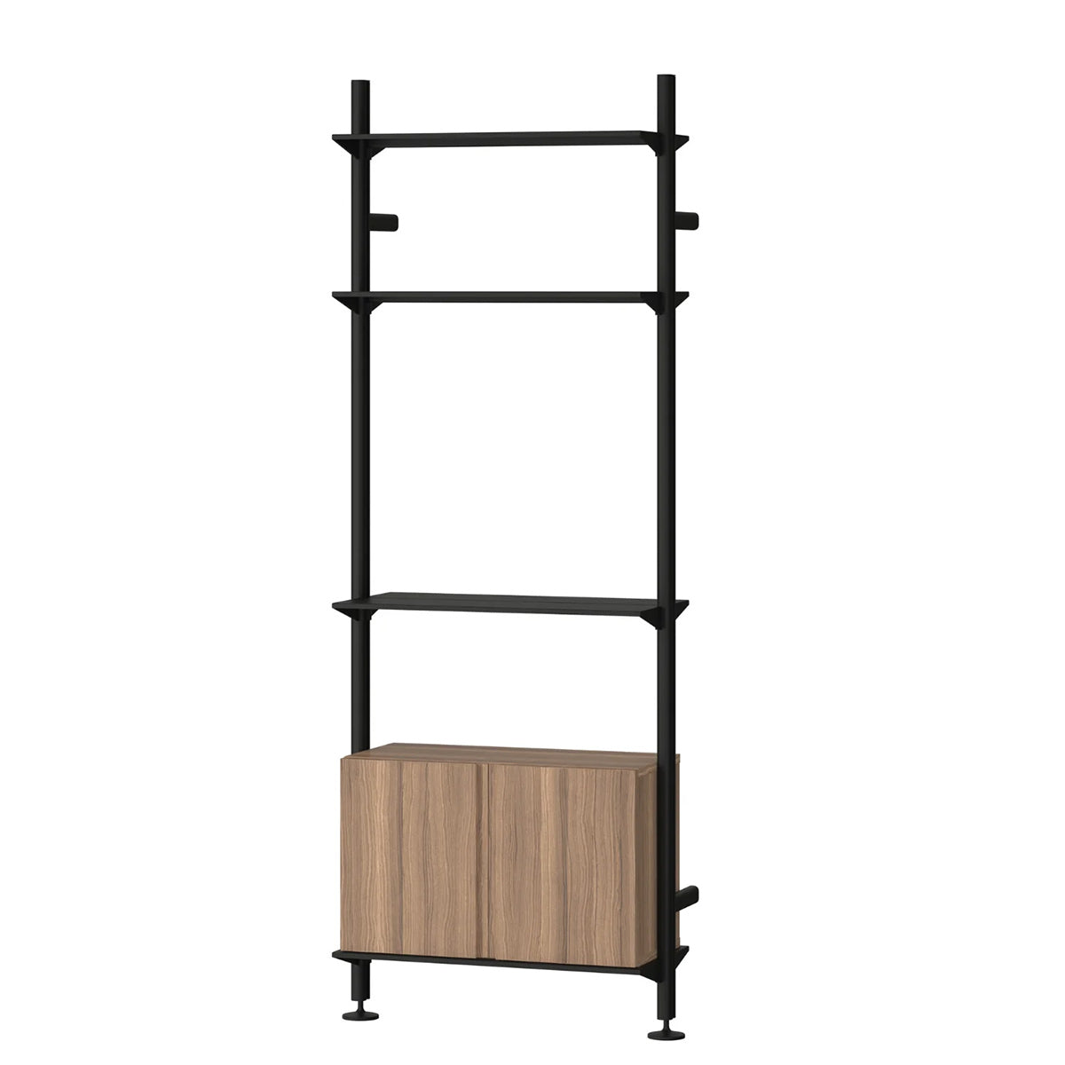 Pira G2 Shelving | Black Grey Aluminium Frame
