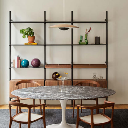 Pira G2 Shelving | Black Grey Aluminium Frame