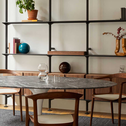 Pira G2 Shelving | Black Grey Aluminium Frame