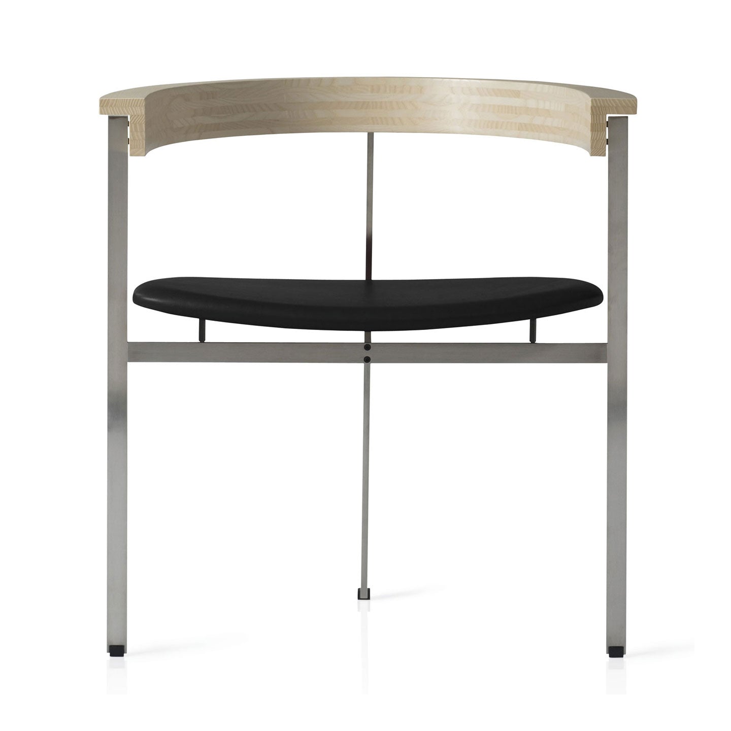 PK11 Chair | Classic Black Leather Seat
