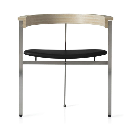 PK11 Chair | Classic Black Leather Seat
