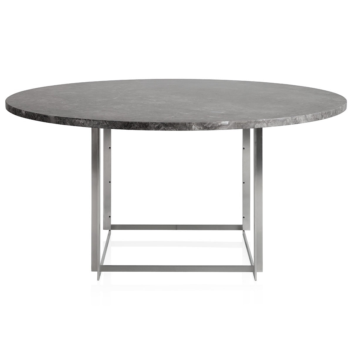 PK54 Table | Grey Brown Honed Marble Top