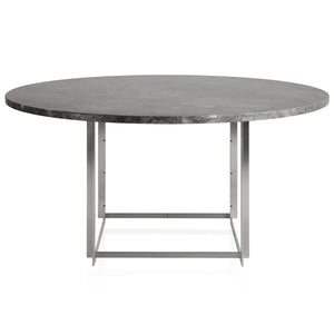 PK54 Table | Grey Brown Honed Marble Top