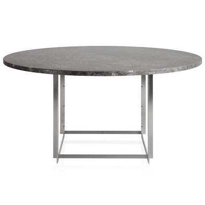 PK54 Table | Grey Brown Honed Marble Top