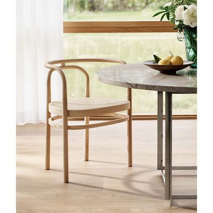 PK54 Table | Grey Brown Honed Marble Top