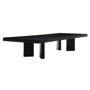 Plana Low Table | Black Stained Oak