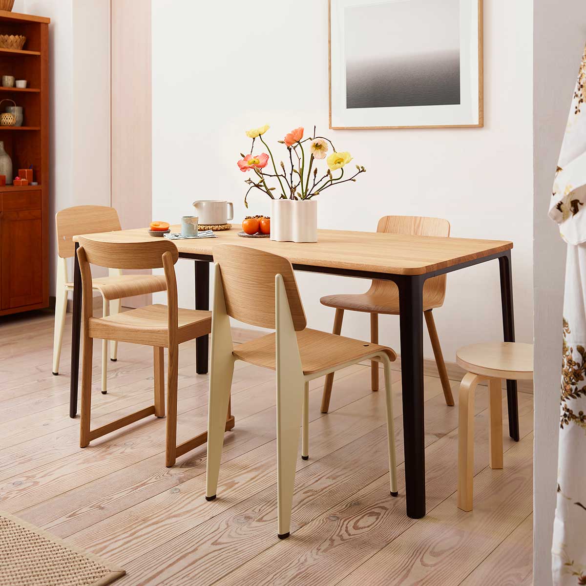 Plate Dining Table 220cm | Oiled Natural Oak Top