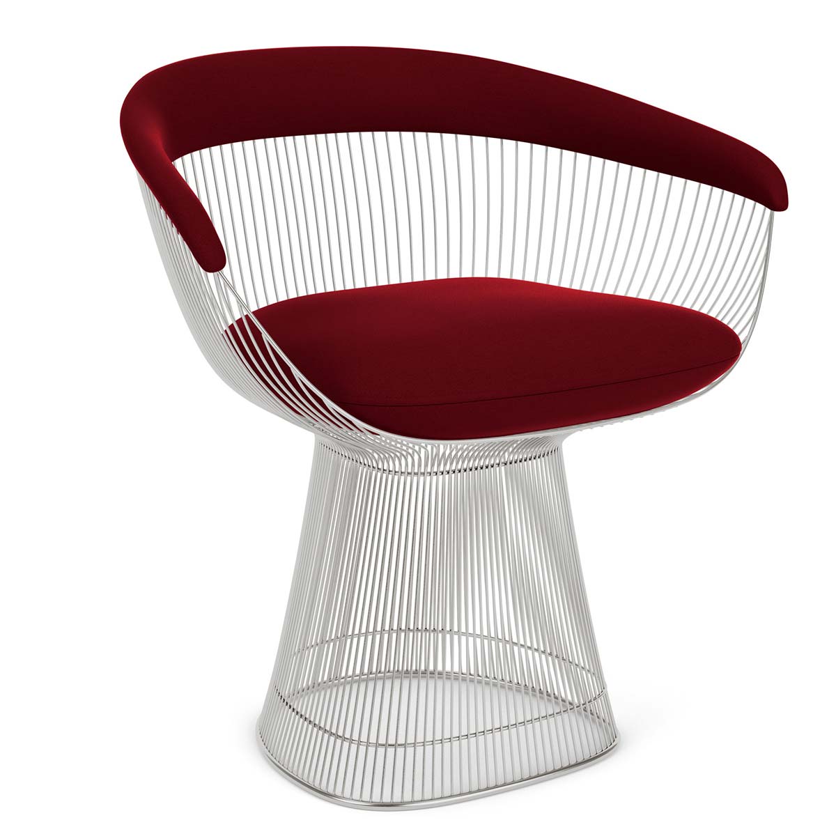 Platner Side Chair | Bordeaux Circa Upholstered Seat