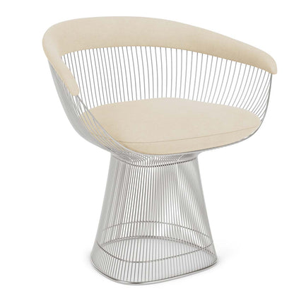 Platner Side Chair | Ivory Circa Upholstered Seat