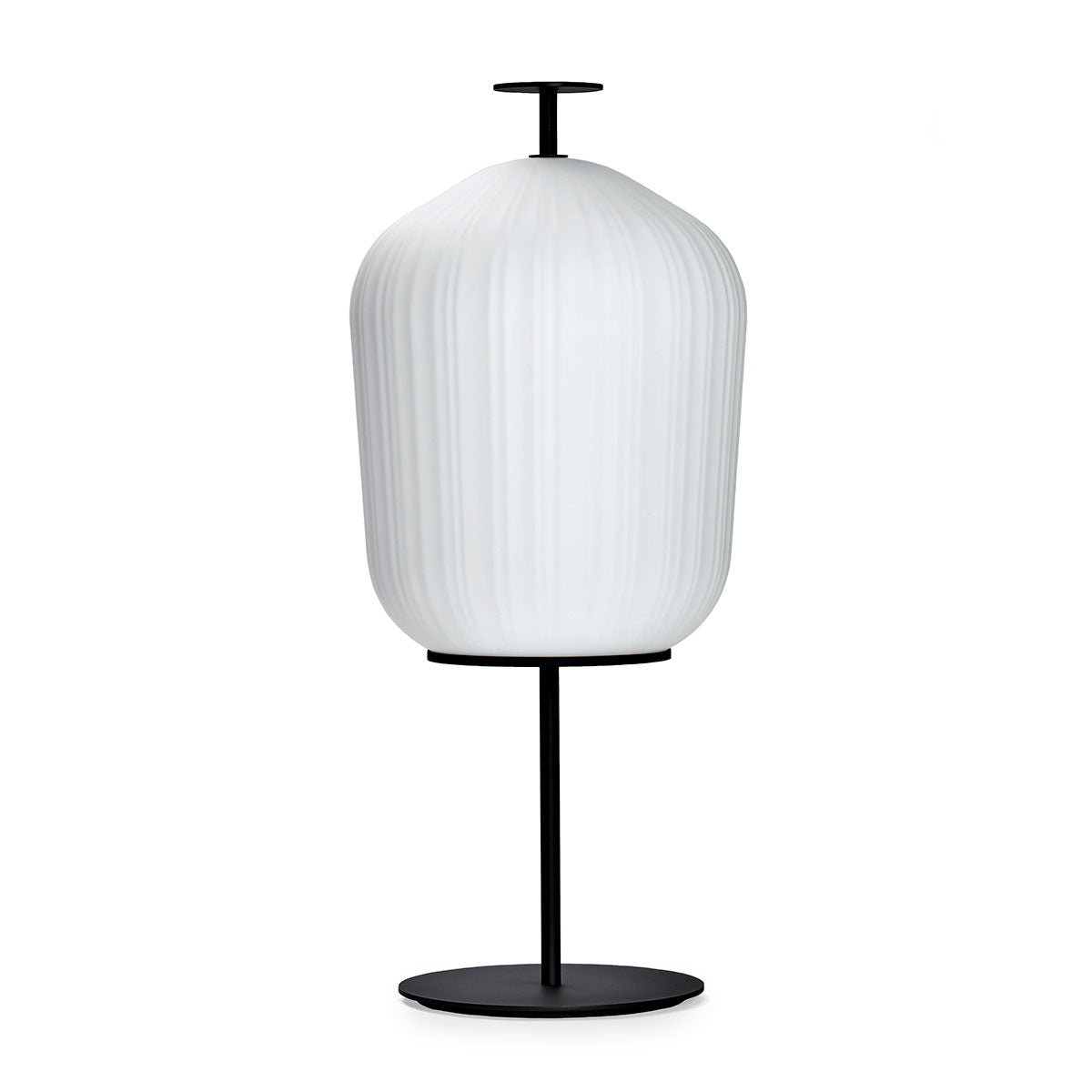 Plissee Floor Lamp | Black Frame