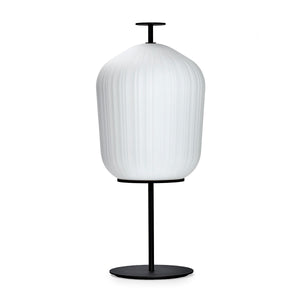 Plissee Floor Lamp | Black Frame