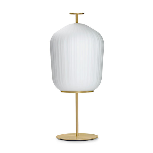 Plissee Floor Lamp | Brass Frame