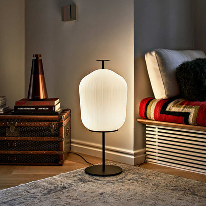 Plissee Floor Lamp | Black Frame