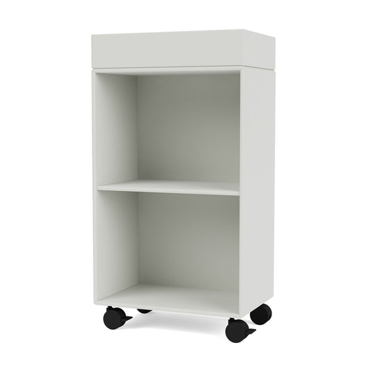 Preppy Storage Unit | Nordic Grey Lacquer