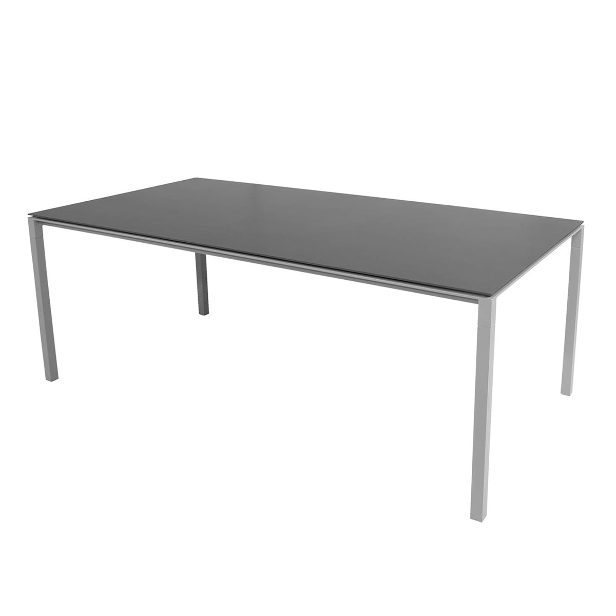 Pure Dining Table 200x100cm | Nero Black Ceramic Top