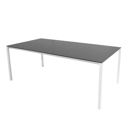 Pure Dining Table 200x100cm | Nero Black Ceramic Top