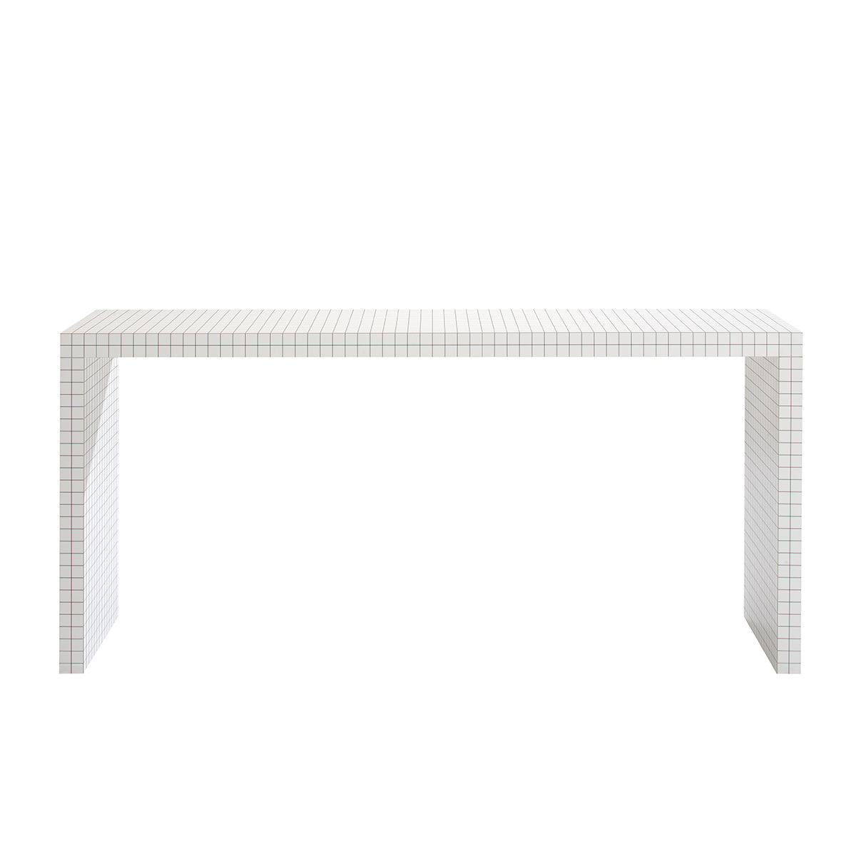 Quaderna Console | White Laminate