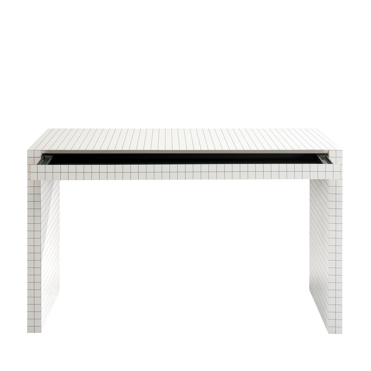 Quaderna Desk | White Laminate