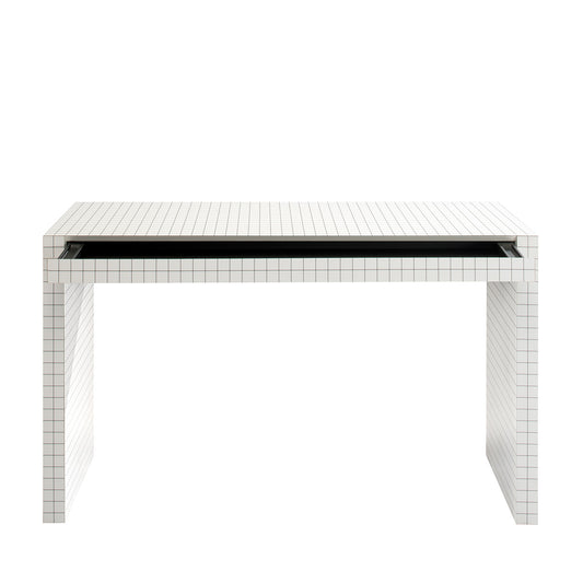 Quaderna Desk | White Laminate