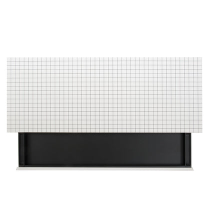 Quaderna Desk | White Laminate