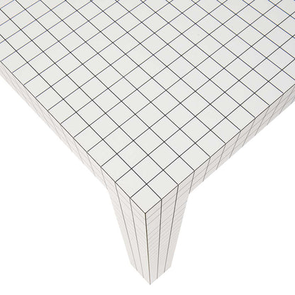 Quaderna Small Table | White Laminate
