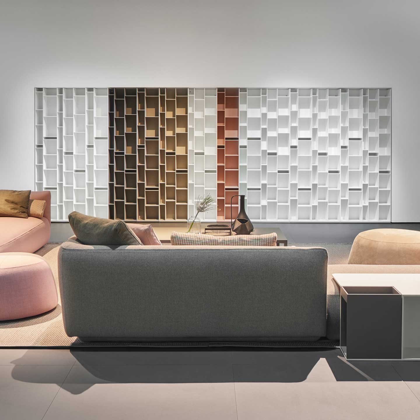 Random 3C Bookcase | Canaletto Walnut Veneer