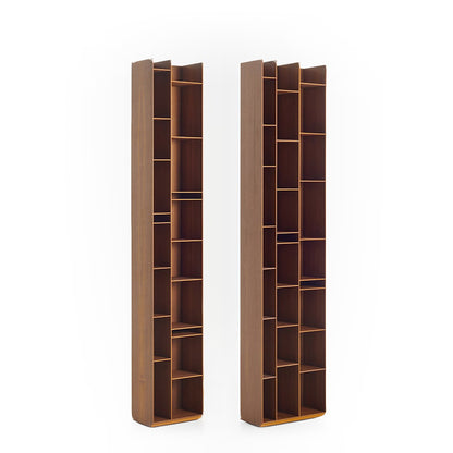 Random 3C Bookcase | Canaletto Walnut Veneer