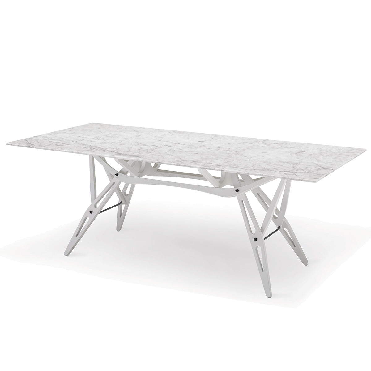 Reale Table | White Lacquered Oak Frame