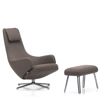 Repos Lounge Chair & Panchina | Cosy 03 Nutmeg Wool Upholstery
