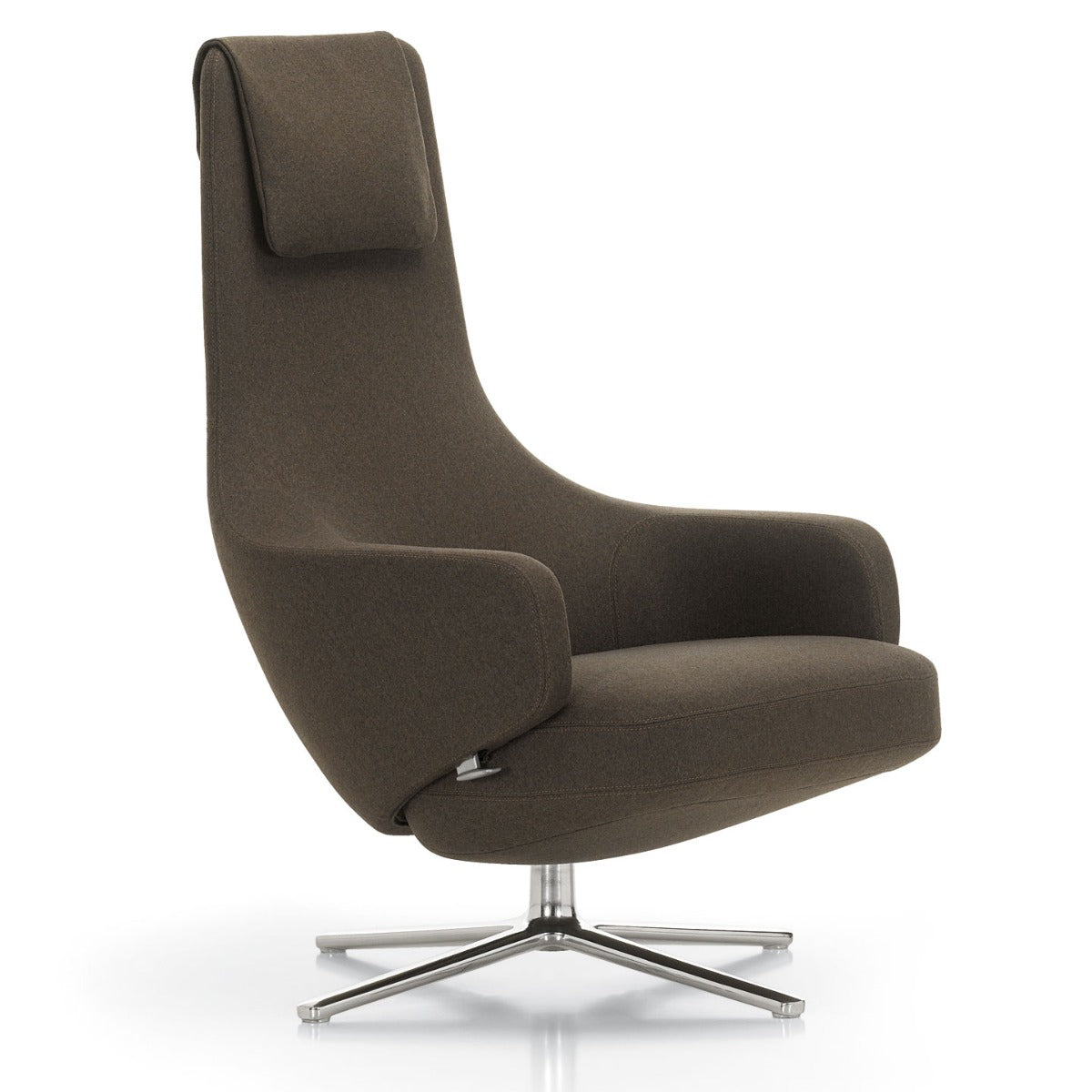 Repos Lounge Chair & Panchina | Cosy 03 Nutmeg Wool Upholstery
