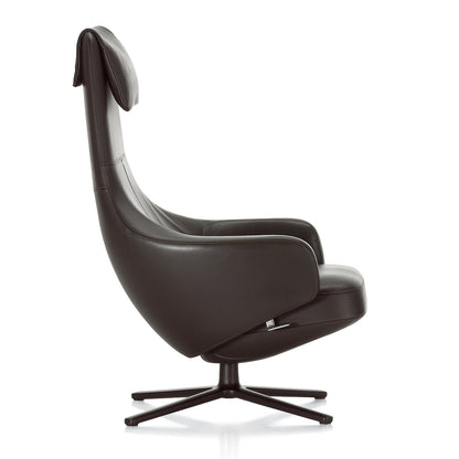Repos Lounge Chair | Premium Leather Chocolate 68