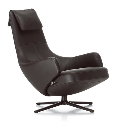 Repos Lounge Chair | Premium Leather Chocolate 68