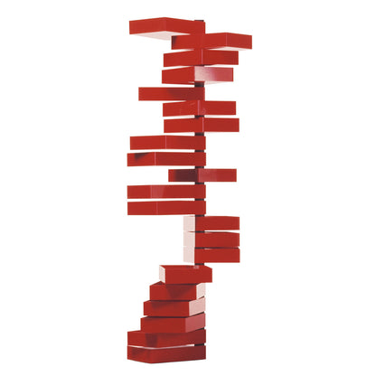 Revolving Cabinet | Red polished acrylic plastic