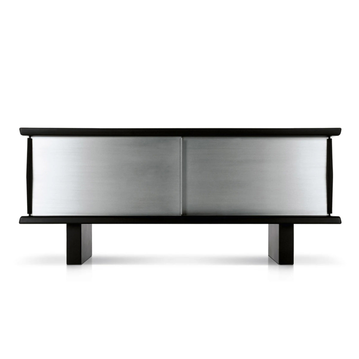 Riflesso Container Unit | Black Exterior with Burgundy Red Interior