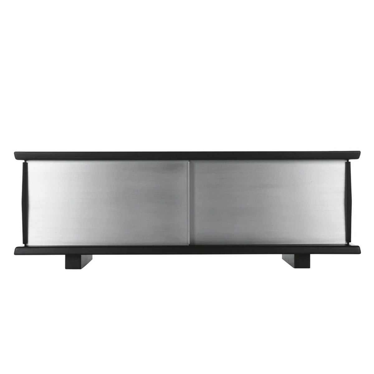 Riflesso Container Unit | Black Exterior with Burgundy Red Interior