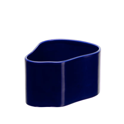 Riihitie Plant Pot Shape A | Blue Glazed Ceramic