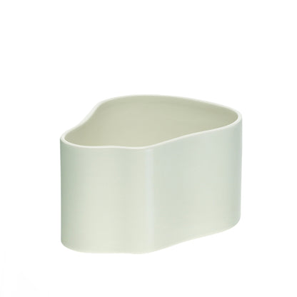 Riihitie Plant Pot Shape A | White Glazed Ceramic