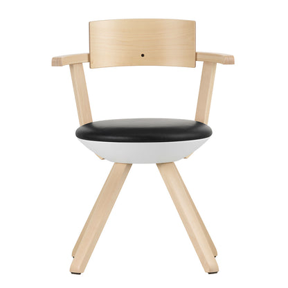 Rival High Back Chair | Natural Lacquered Birch
