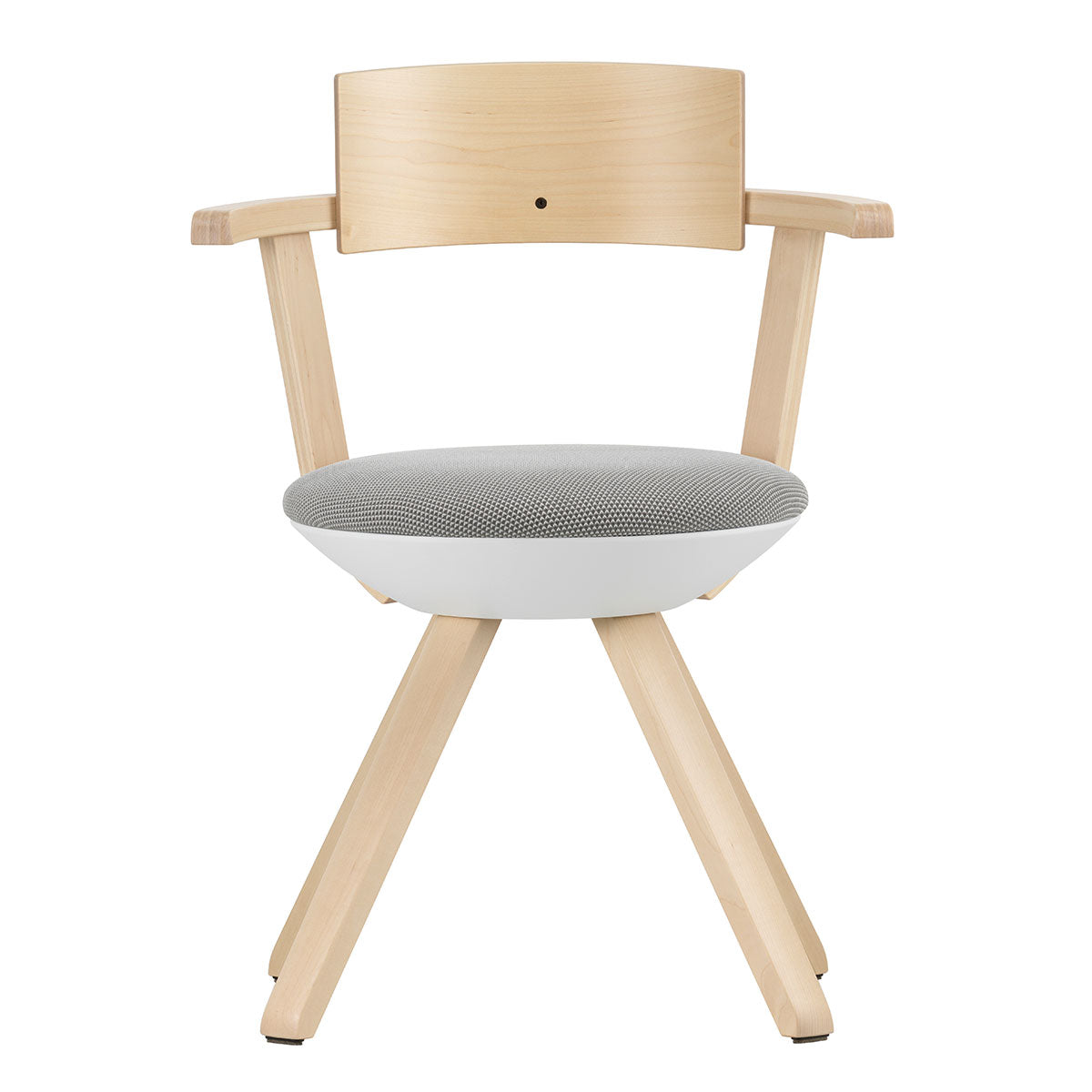 Rival High Back Chair | Natural Lacquered Birch